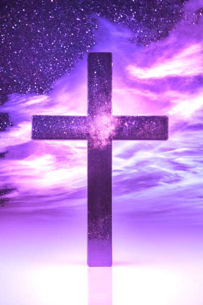 Purple Cross Wallpaper