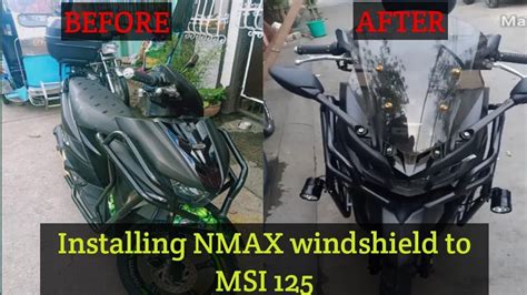 Mio Soul I Set Up Soulmax Installing Nmax Windshield Youtube