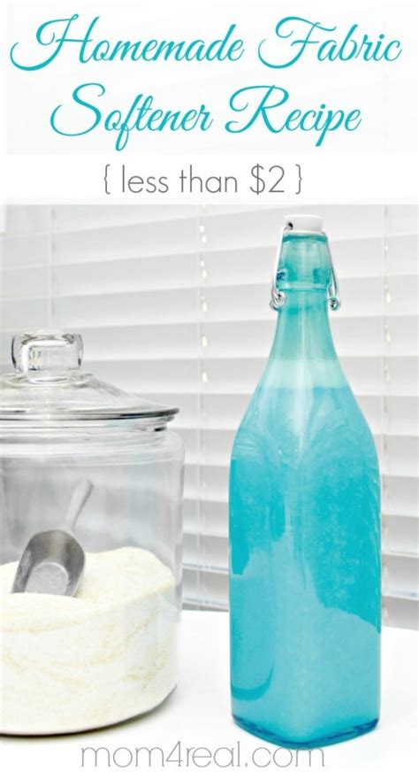 Homemade Fabric Softener Recipe On The Cheap Mom 4 Real