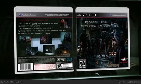 Resident Evil Operation Racoon City PlayStation 3 Box Art Cover By DeGLITCH