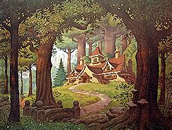 Rivendell Tolkien Spiderwebart Gallery