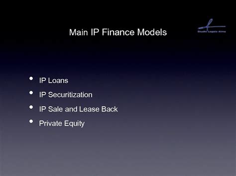 ip  finance accounting  valuation  ip
