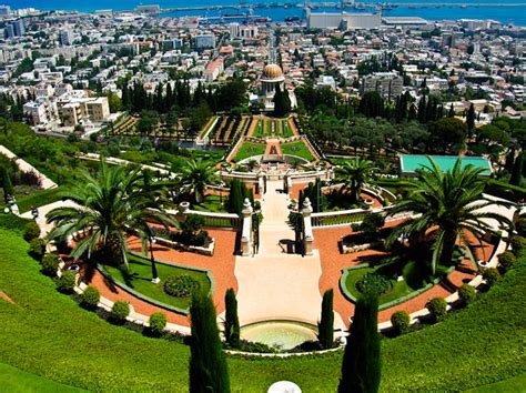 THE BAHAI GARDENS IN HAIFA, ISRAEL