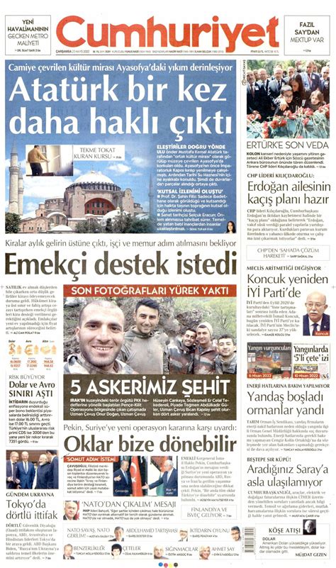 Temmuz Cumhuriyet Gazetesi Man Eti