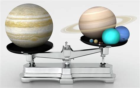 Jupiter Mass Compared With Other Planets 1 By Mark Garlick