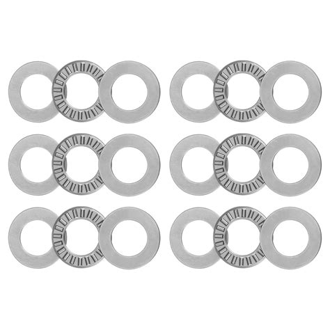 Uxcell Nta Thrust Needle Roller Bearings With Washers Bore