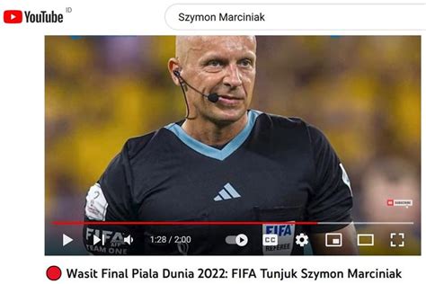 Profil Szymon Marciniak Wasit Final Piala Dunia Argentina Vs Perancis