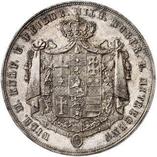 2 Thalers 3½ Gulden William II and Frederick William Hesse Cassel