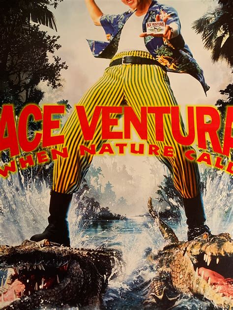 ACE VENTURA 1995 Vintage Movie Poster / Jim Carrey - Etsy