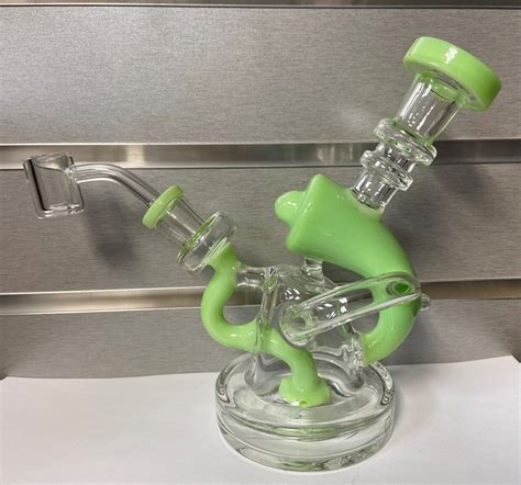 Red Eye Glass Equalizer Dab Rig - 6.75" - Best Buds Forever