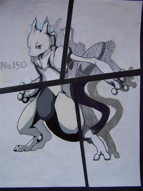 Many Sketch Upload: Mewtwo by superpika293 on DeviantArt