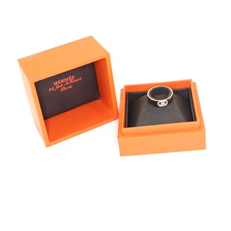 Bague Hermès H d Ancre 362264 d occasion Collector Square