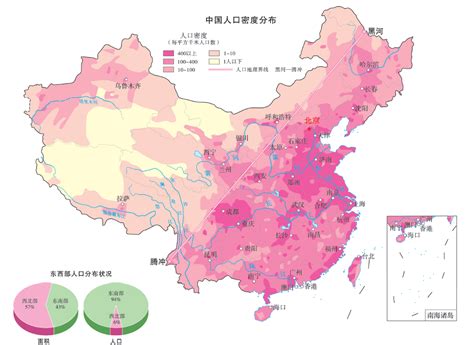 中国各地理分界线无水印高清地图 知乎