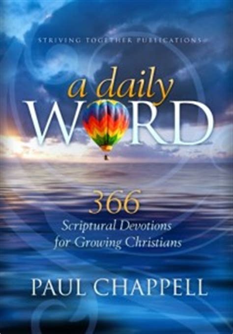 A Daily Word devotional book | Paul Chappell