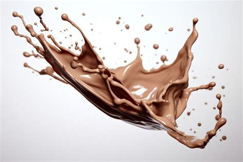 Splash Effect Chocolate Milk Refreshment Premium Photo Rawpixel