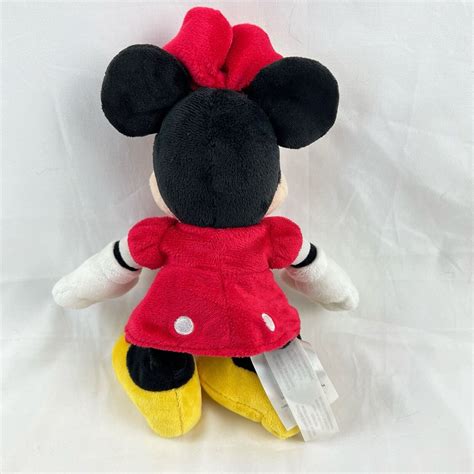 Disney Store Minnie Mouse Plush Red Dress Ebay