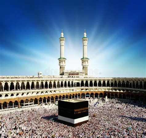 Kaaba Mecca Saudi Arabia. Kaaba Mecca Saudi Arabia AGAINST A HOLLY SKY ...