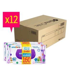 Caja Emubaby Toallitas húmedas Superior Caja 12 packs 280 hojas Total