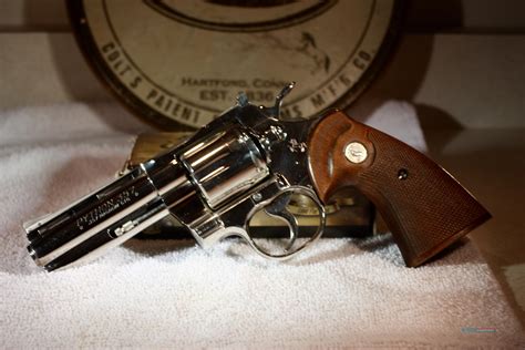 Colt Python 4 Nickel 357 Mag Orig For Sale At