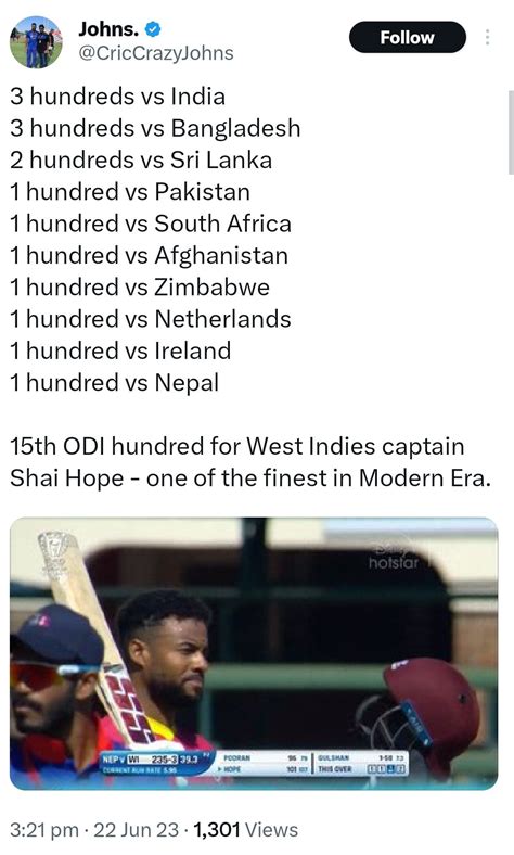 Mufaddal Vohra On Twitter Century By Nicholas Pooran In The World Cup