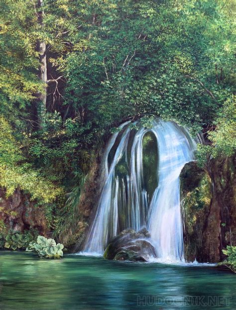 Картина Водопад. Размеры: 90x120, Год: 2004, Цена: 47000 рублей ...