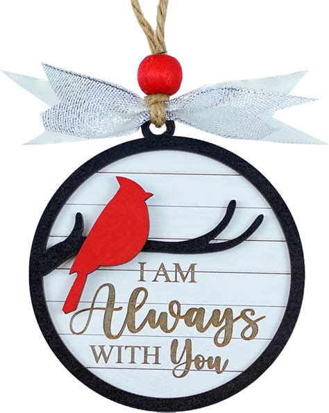 Handmade Memorial Ornament With Cardinals We Are Always