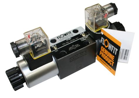 Flowfit Hydraulic Cetop Valve Ng Double Acting Solenoid