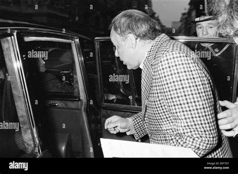 Frank Sinatra, in London for the European Leg of his farewell tour,pictured signing autographs ...