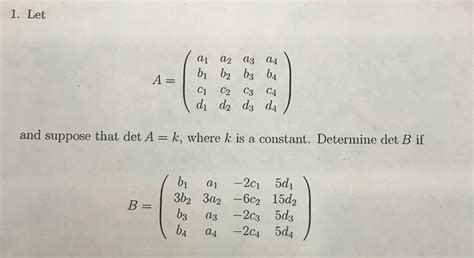 Solved 1 Let A1 A2 A3 A4 Bi B2 B3 B4 C1 C2 C3 C4 And