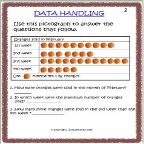 Data Handling Worksheets For Grade 2 A Worksheet Blog Data Handling Worksheets I Maths Grade 2