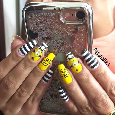 Unhas da Lalá Larissa Leite no Instagram Ta Daaaa Minions