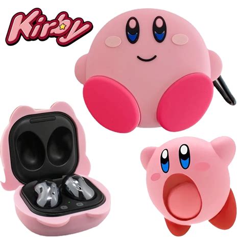 Kirby Cartoon Silicone Case Para Galaxy Buds 2 Pro Bonito Anti Vibra O