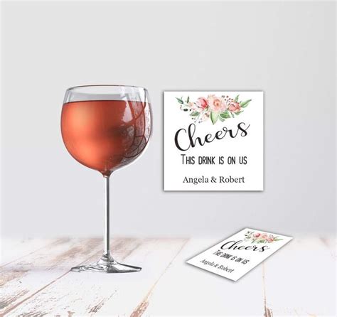 Drink Tokens Drink Tickets Wedding Drink Tokens Template Bar Tickets