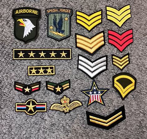 Military Army Patches Badges Iron on Sew On - Etsy