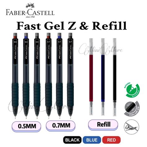 Minimore Faber Castell Fast Gel Z Retractable Rubber Grip Gel Pen