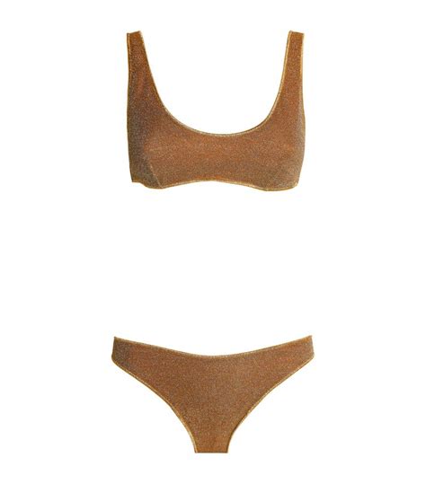 Womens Oséree brown Lumière Sporty Bikini Harrods UK