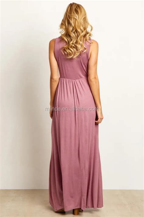 Mature Sexy Evening Gowns Sleeveless Tank Dress Solid Swing Pink Hot Sale Waist Tie Womens