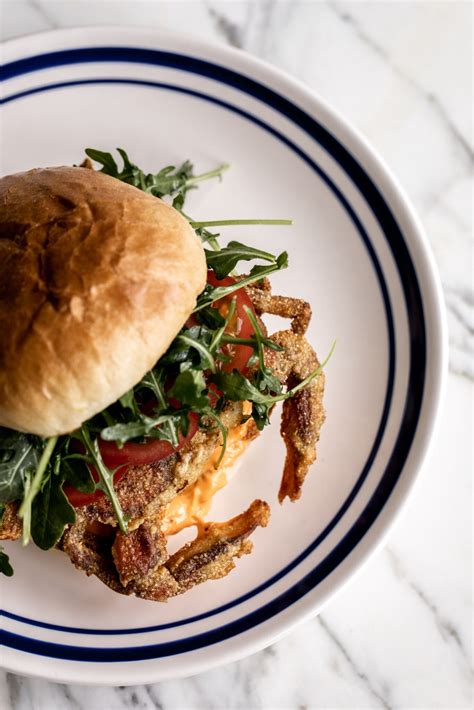 Crispy Soft Shell Crab Sandwich With Calabrian Chili Mayo Cooking