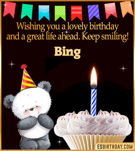 Happy Birthday Bing GIF 🎂 Images Animated Wishes【28 GiFs】