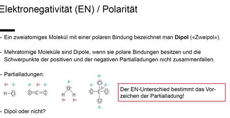 Elektronegativität und Polarität 01 Chemie Stoffeigenschaften und