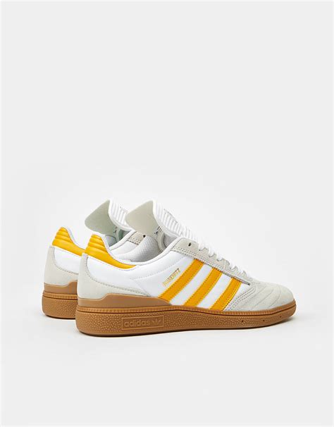 Adidas Busenitz Skate Shoes Crystal Whitepreloved Yellowgum