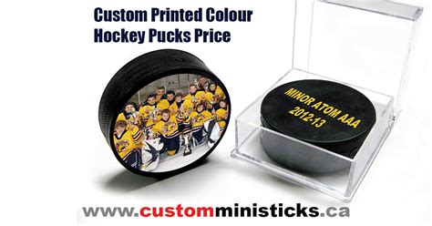 hockey-puck - canadian custom mini hockey sticks