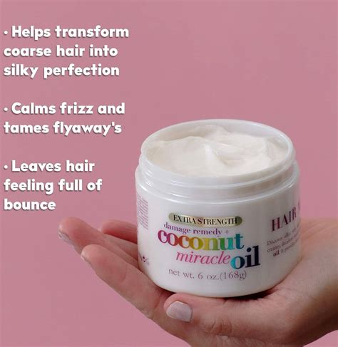 Ogx Extra Strength Damage Remedy Coconut Miracle Oil Hair Mask 6