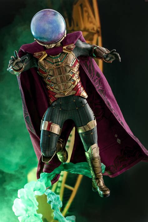 確定新增傑克葛倫霍頭雕配件鋼鐵人與索爾的合體 Hot Toys MMS 蜘蛛人離家日神秘客 Mysterio 比例人偶作品