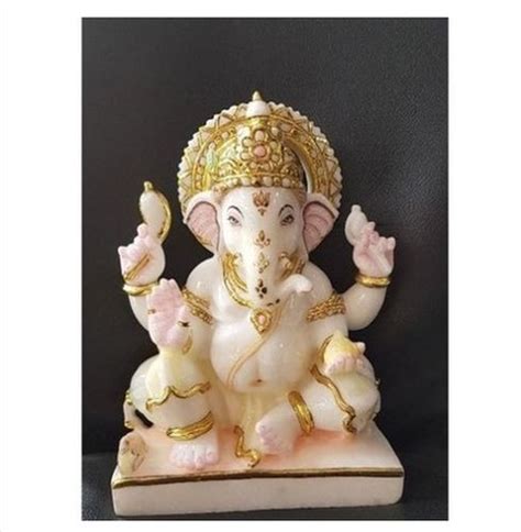 Durable Makrana Marble Ganesha Statue At Best Price In Jaipur Vimal