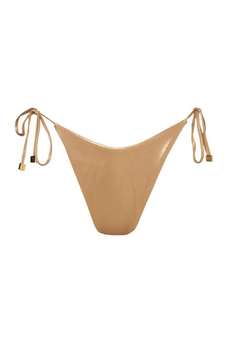 FASHION SOLIDS BRAZILIAN TIE SIDE BIKINI BOTTOM Sugarfreeshops