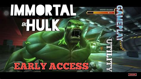 Immortal Hulk Early Access Gameplay Rankup Mcoc Youtube