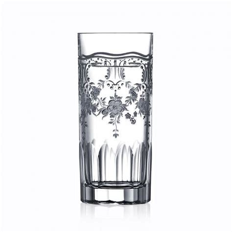 Varga Art Crystal Royal Antoinette Clear Highball The Pink Daisy