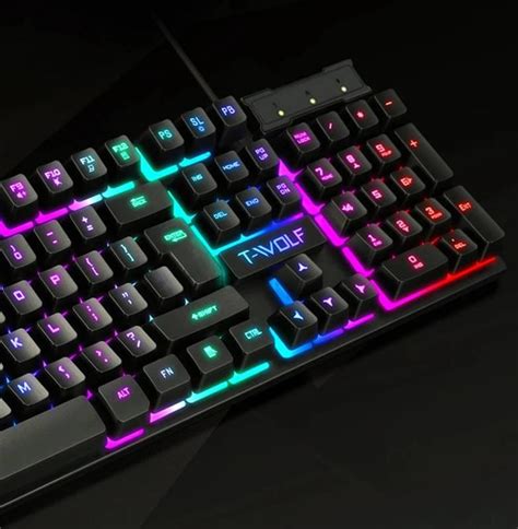 T20 Gaming Computer Keyboard With Led Backlight Interlook