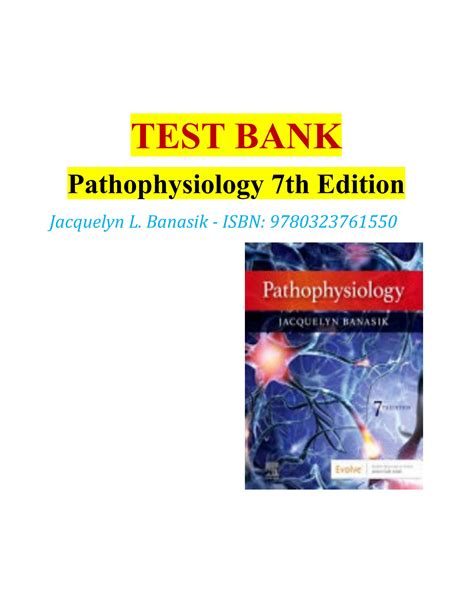 Solution Test Bank For Pathophysiology Th Edition By Jacquelyn L